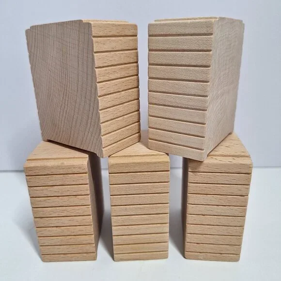 Wooden Bridge Riser Elevated Train Track Railway Thomas Compatible Blocks 2.5x2 - Picture 1 of 10